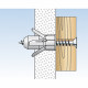 FISCHER HOLLEWANDPLUG MET SPAANPLAATSCHROEF, 10X28MM, 5 ST