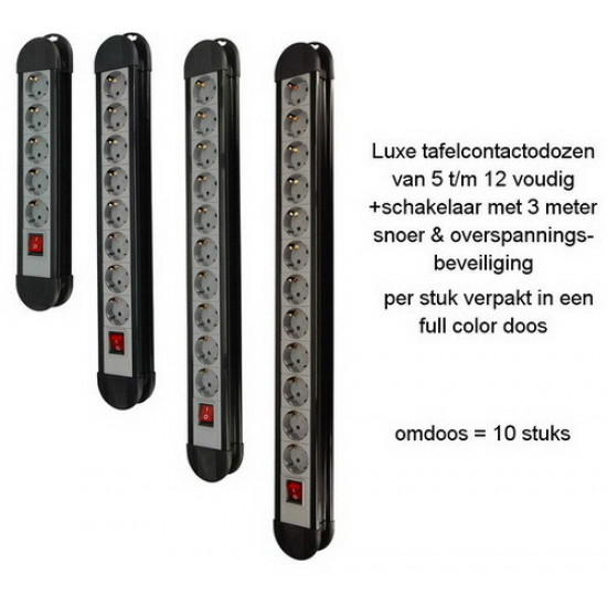 TCD PRO 8V + RA 3 METER 3X1.5MM + SCHAKELAAR