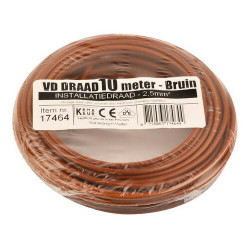 VD-DRAAD 2,5 MM² BRUIN - 10METER