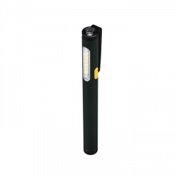 TAB INSPECTIELAMP MET ZAKLAMP, MODEL PENLIGHT, 6+1SMD-LED, OPLAADBAAR,