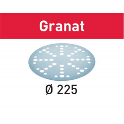 SCHUURPAPIER GRANAT STF D225/128 P100 GR/25