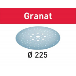 SCHUURPAPIER GRANAT STF D225/128 P180 GR/25