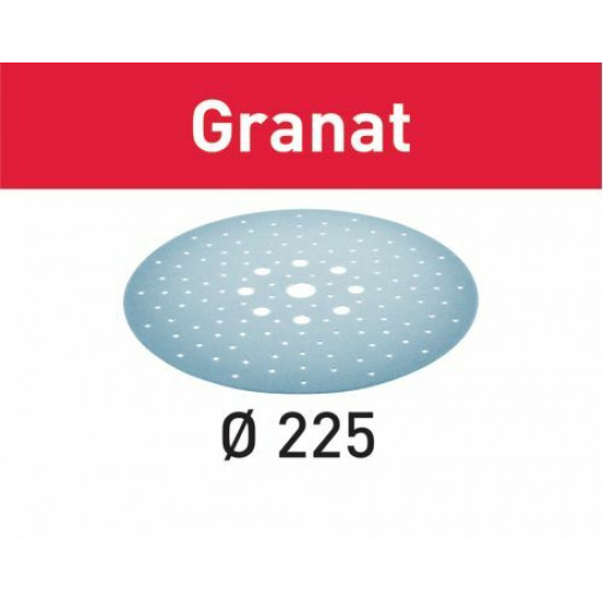 SCHUURPAPIER GRANAT STF D225/128 P180 GR/5