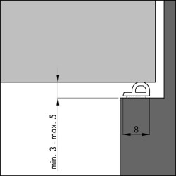 TOCHTPROFIEL TOCHTBAND P-WT 7,5 (GEMIDDELDE KIER)