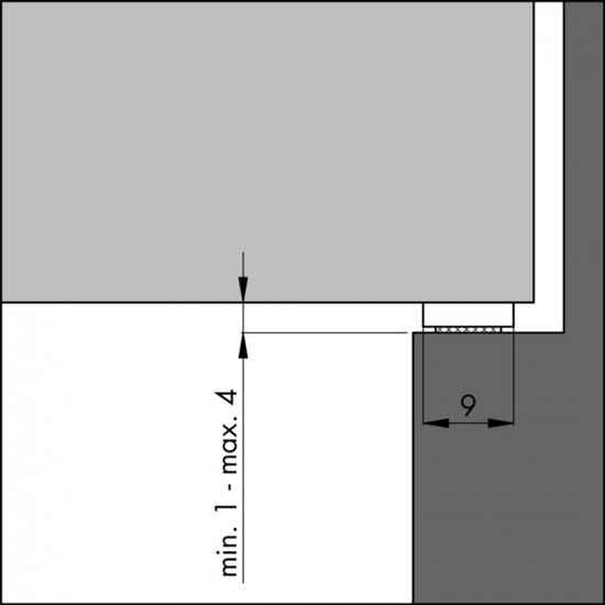 TOCHTPROFIEL TOCHTBAND I-ZWART 7,5 (DUURZAAM SCHUIM)