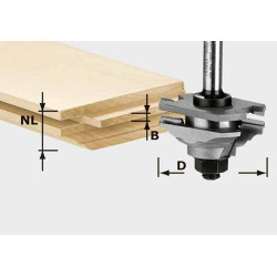 PROFIEL-MESSINGFREES HW S8 D46 X D12-FD