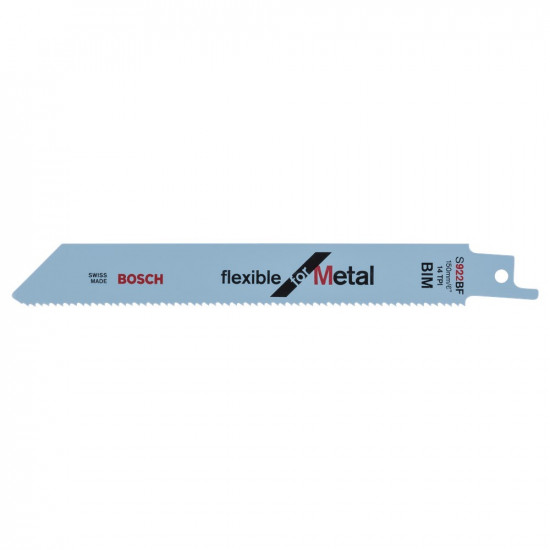 RECIPROZAAGBLAD BOSCH HEAVY FOR METAL VOOR DIK STAAL 2-8MM +PROFIELEN