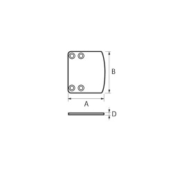 ONDERLEGPLAAT/3012-OPLEGSLOT/NAT-KST EAN