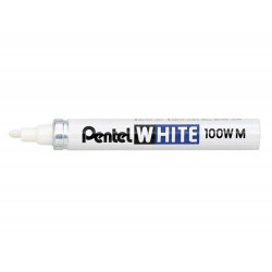 PENTEL MERKPEN WIT 100W-MEDIUM