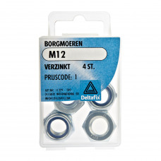 BORGMOEREN VERZINKT M12 4 ST