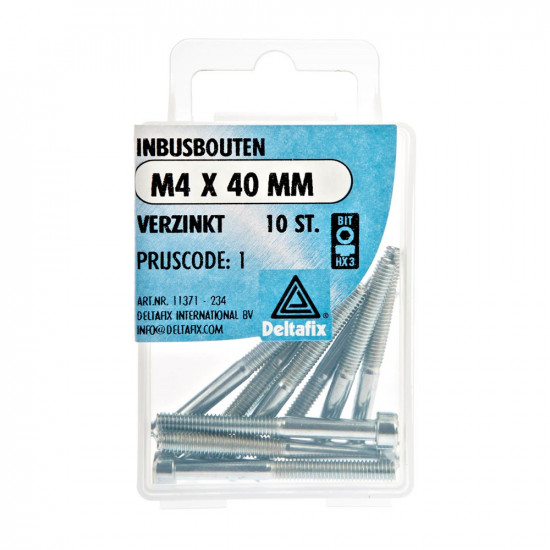 INBUSBOUT CK VZ M4 X 40 MM DIN 912 10ST