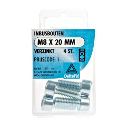 INBUSBOUT CK VZ M8 X 20 MM DIN 912 4ST